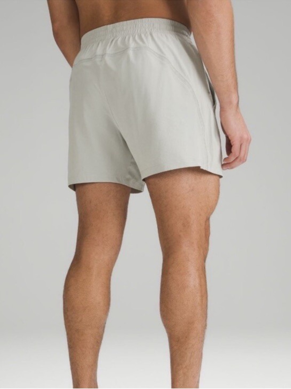 lululemon Men’s Light Gray Athletic Shorts